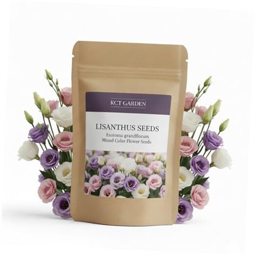 2000 Lisianthus Seeds for Planting, Mixed Color Eustoma Flower Seeds,