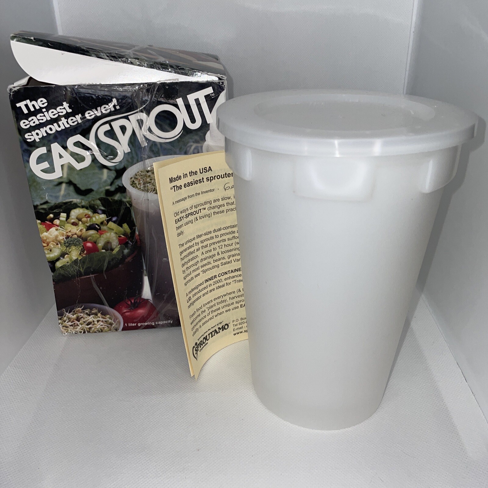 EASY SPROUT SPROUTER BY SPROUTAMO – CUP SPROUTING SYSTEM – GROW SPROUTS
