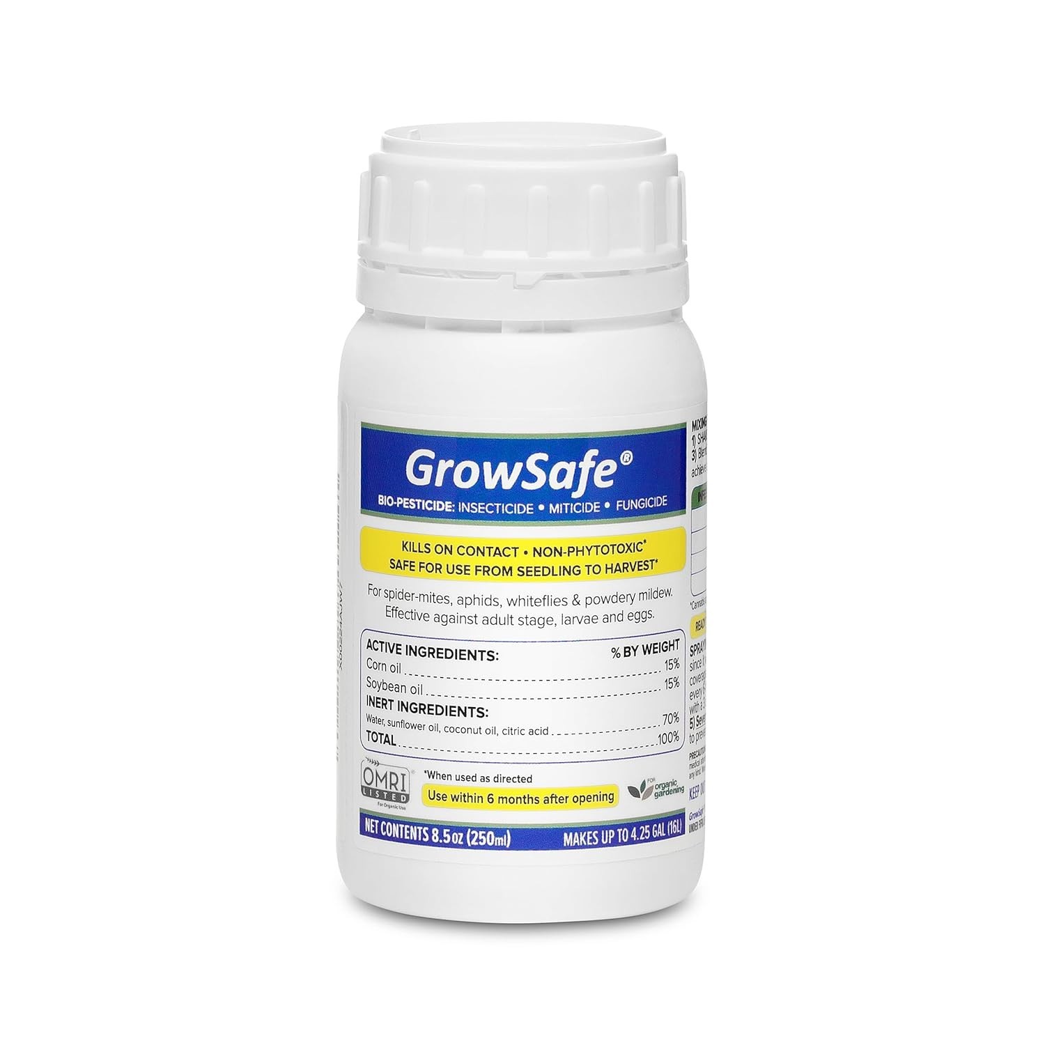 GrowSafe Organic -Pesticide 8.5 fl. oz – Natural Pest Control for Gardens