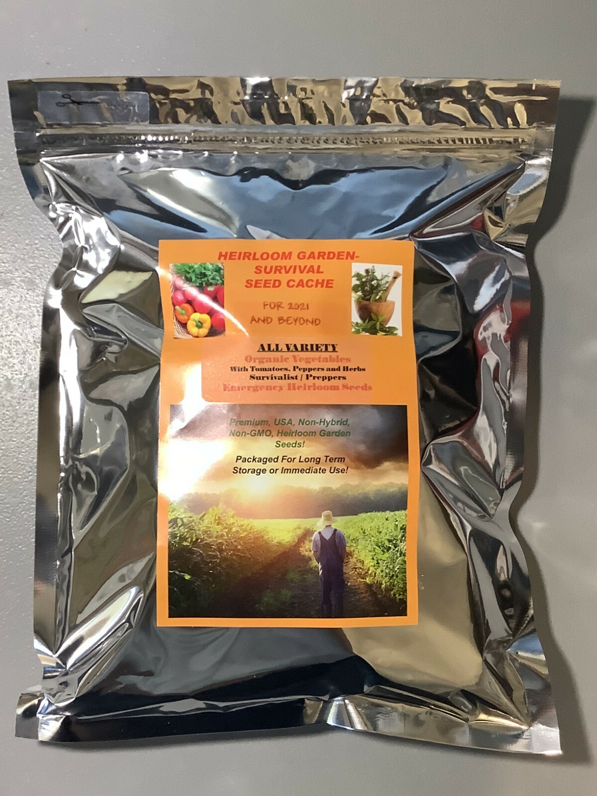 Wholesale Vegetable Seed Cache 190 Heirloom Varieties GARDEN/STORAGE non gmo