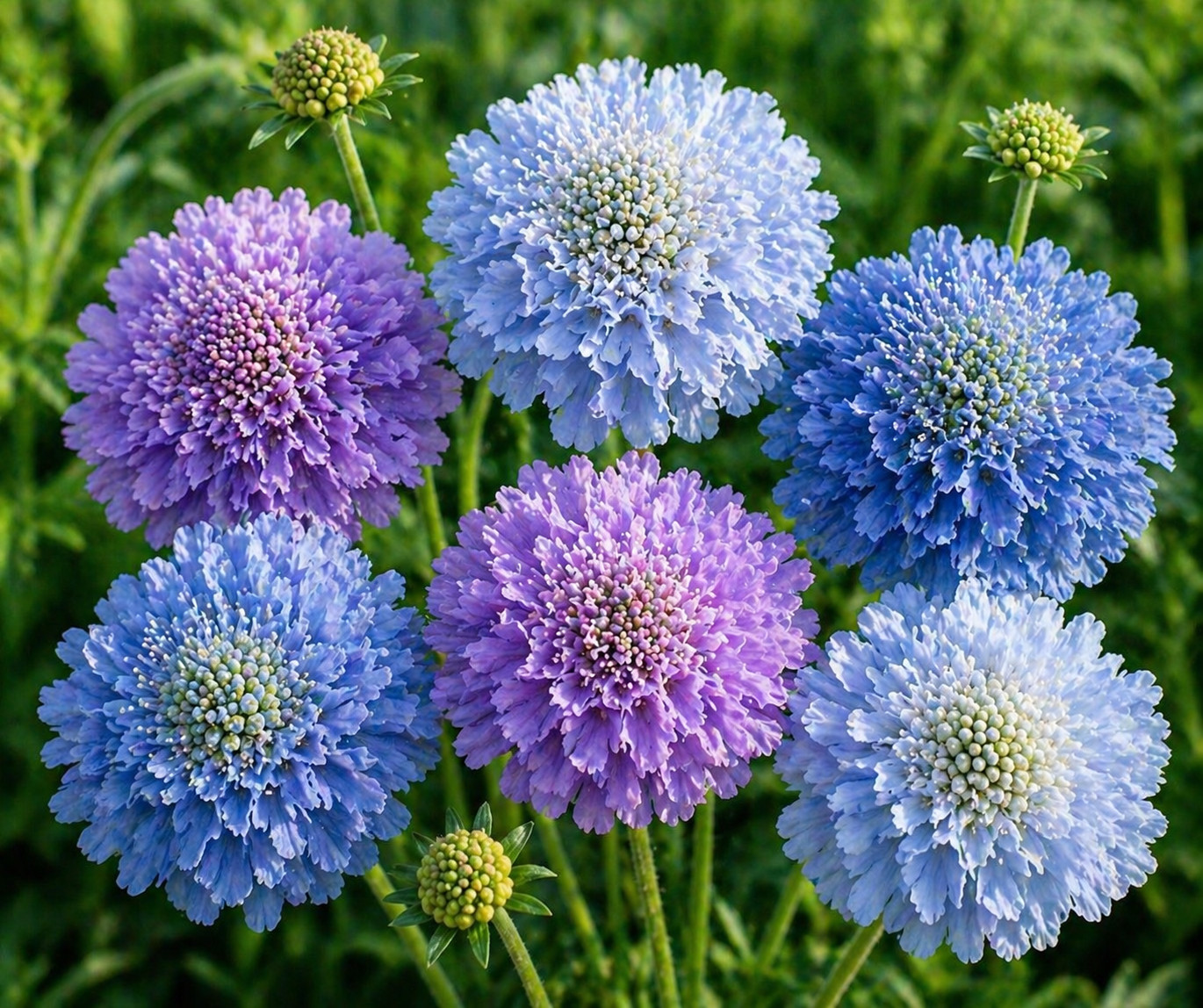 Seascape Mix Scabiosa Seeds 75+ Seeds Mum Flower, Flower Seeds, Annual