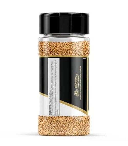Yellow Mustard Seeds, Mild Flavor, Dips & Dressings, For Homemade 5 Ounce