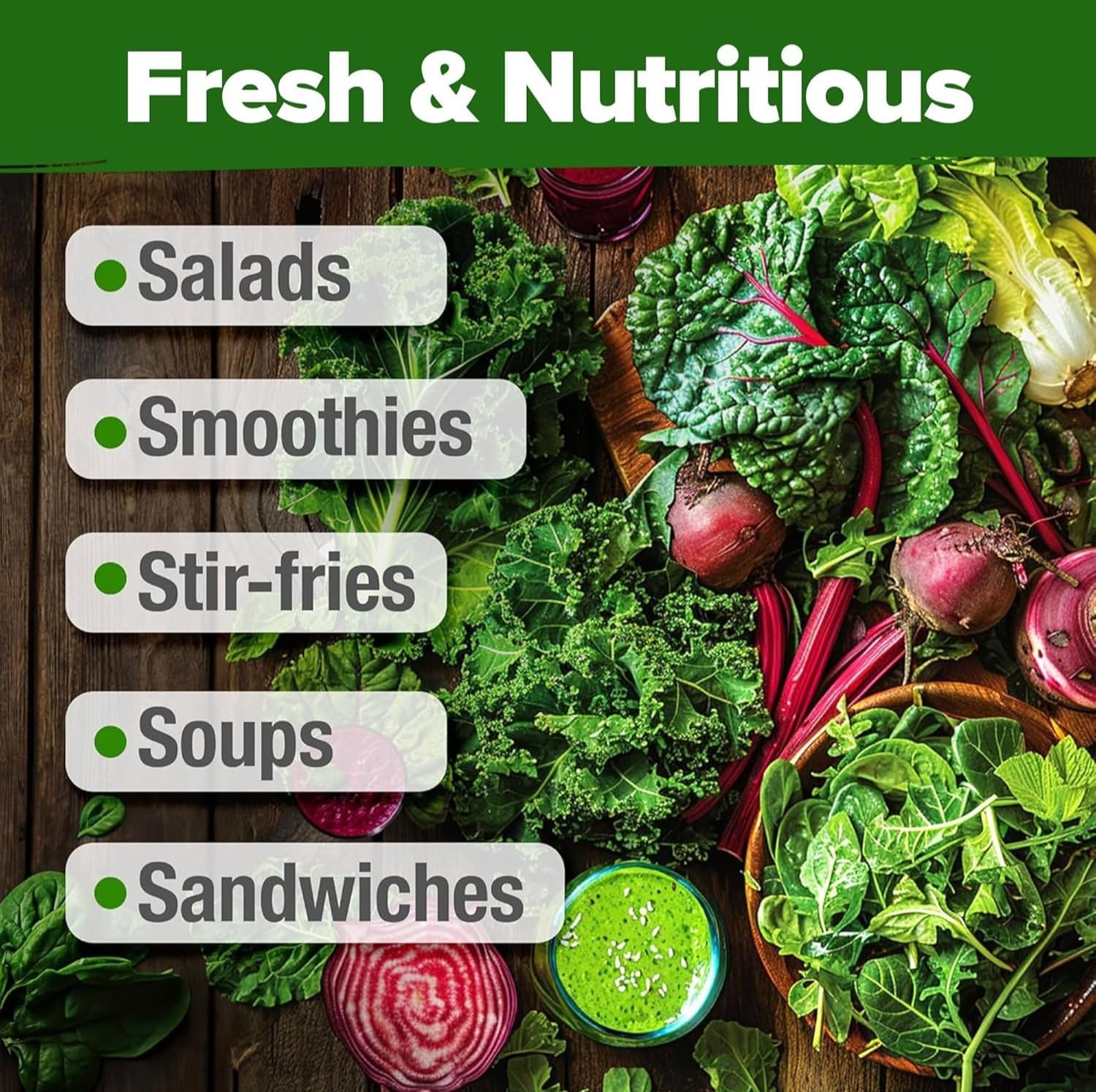 HOME GROWN Lettuce Seeds 8 Variety Mix 9000+ Bulk Pack Heirloom NonGMO, High …