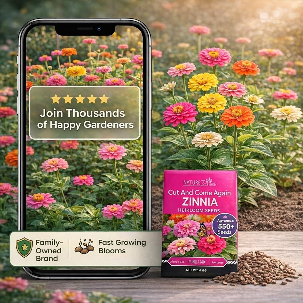 Zinnia Seeds for Planting Outdoors, Flower Seeds, Bulk Semillas De Flores par…