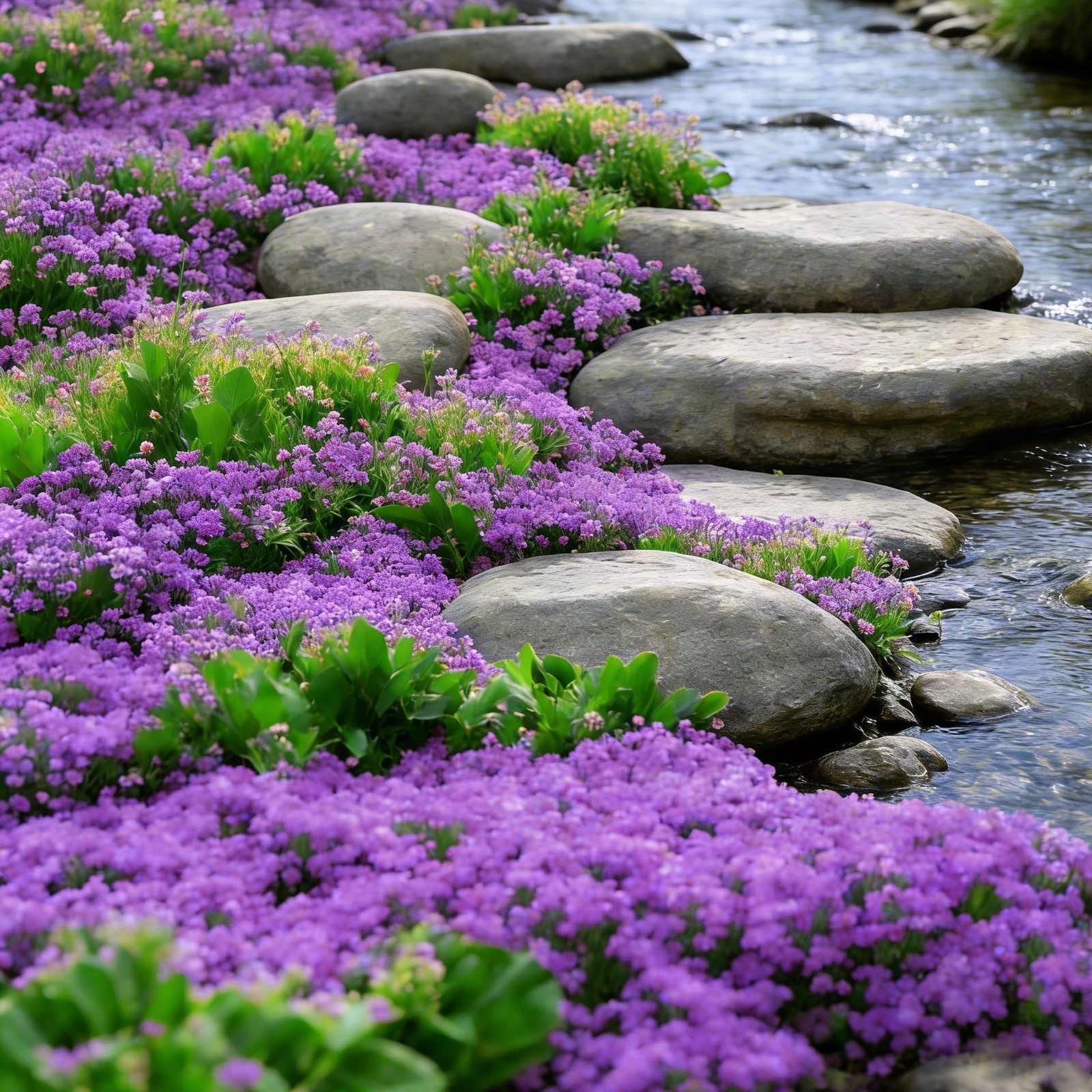 Mix Creeping Thyme Ground Cover Flower Seeds for Planting, 20000+pcs Perennia…