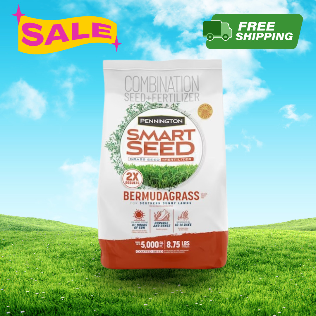 [FASH SALE] Pennington Smart Seed Bermuda Grass Seed 8.75 lb Bag for Lawns New