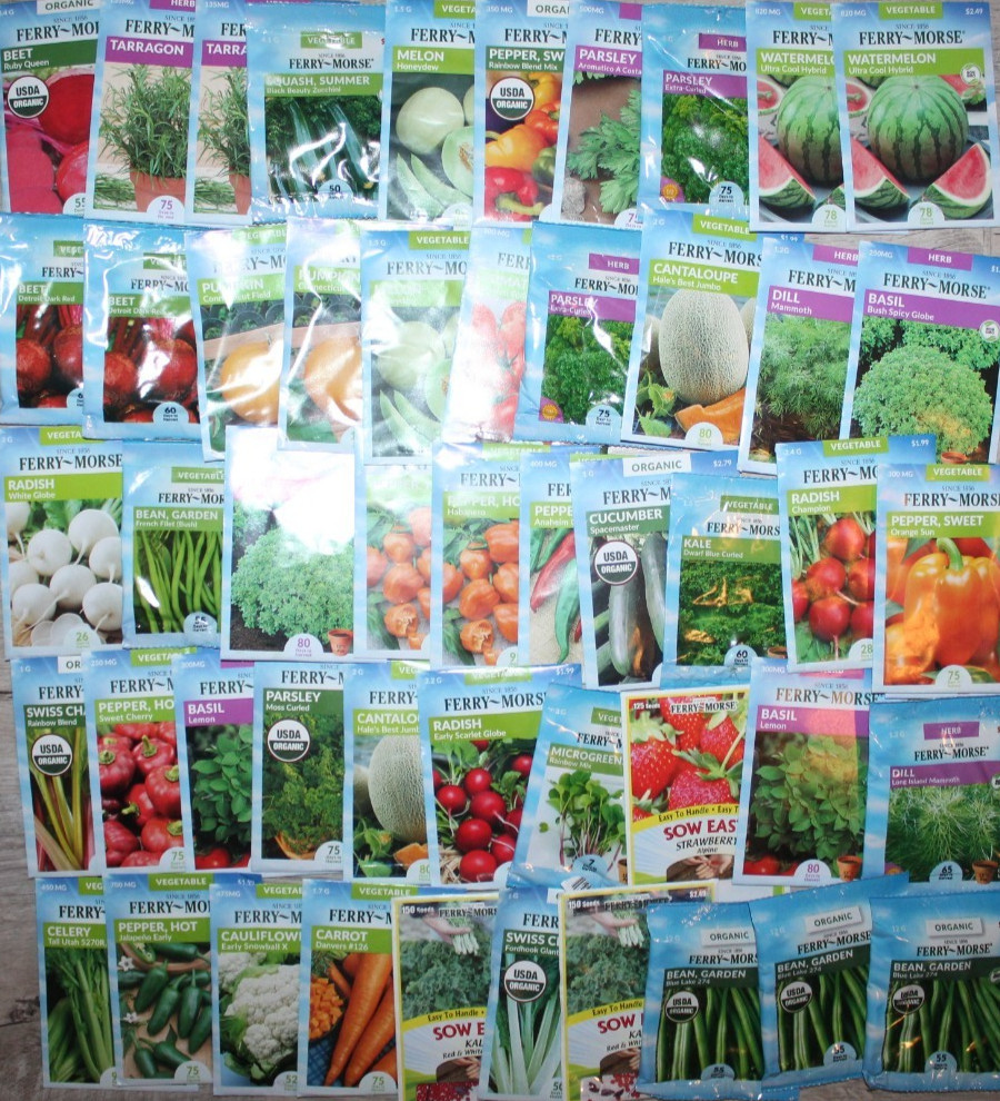 100 pack Garden Seeds Bundle – 12/25 $250-$300+ GRAB BAG MYSTERY BAG *READ* 4