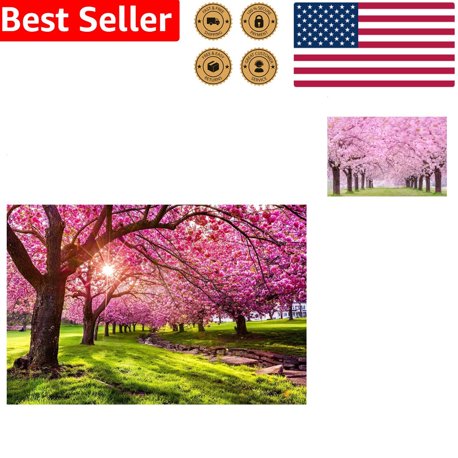 25 Pink Japanese Flowering Cherry Blossom Tree Seeds Rare Bonsai Plant