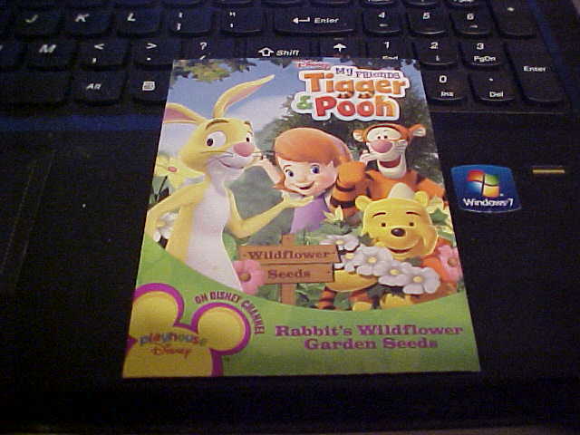 Disney’s My Friends Tigger & Pooh Rabbit’s Wildflower Seeds Vintage Sealed Pack