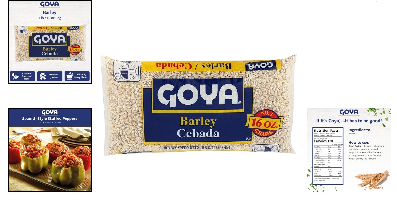 Authentic Dry Barley Grain – 16oz Kosher Certified High Fiber Pantry Staple