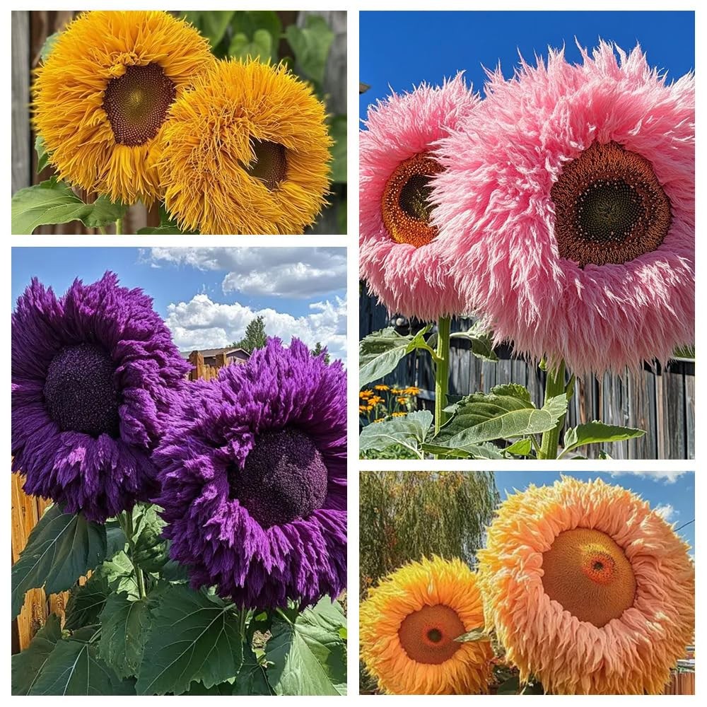 800pcs Teddy Bear Sunflower Seeds for Planting Giant Teddy Bear Sun Flower Se…