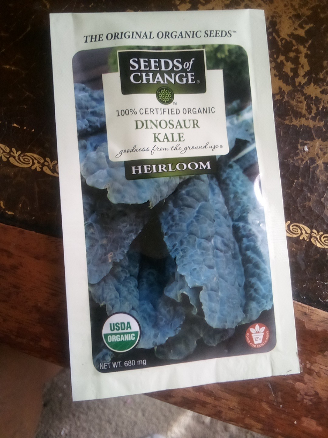 100% Certified Organic Dinosaur Kale