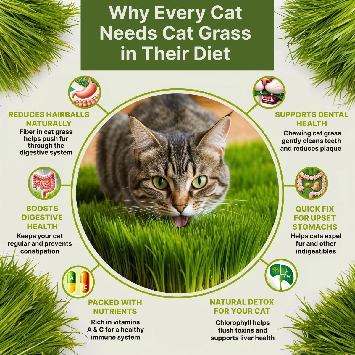 Cat Grass Seeds Mix 4 oz