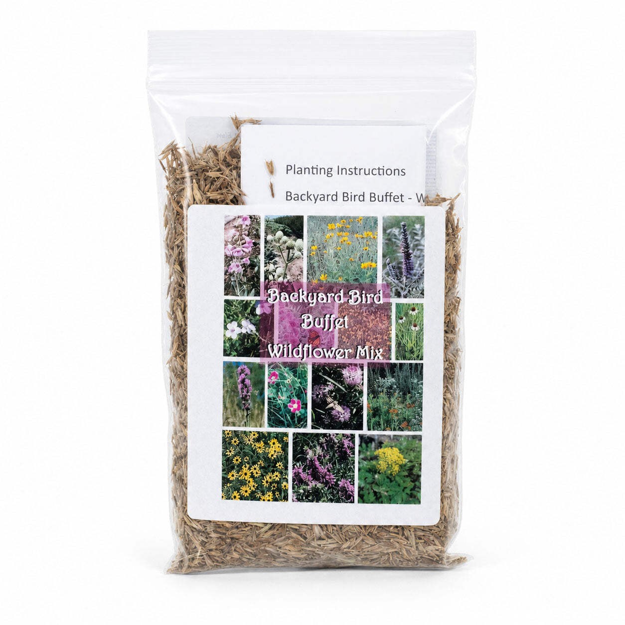 Backyard Bird Buffet Native Nebraska Wildflower Mix | 2.4 oz | Prairie Legacy In