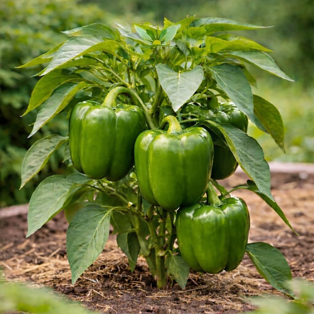 Sweet Bell Pepper Seeds Collection – Red Yellow Orange Green Peppers – Vegetable