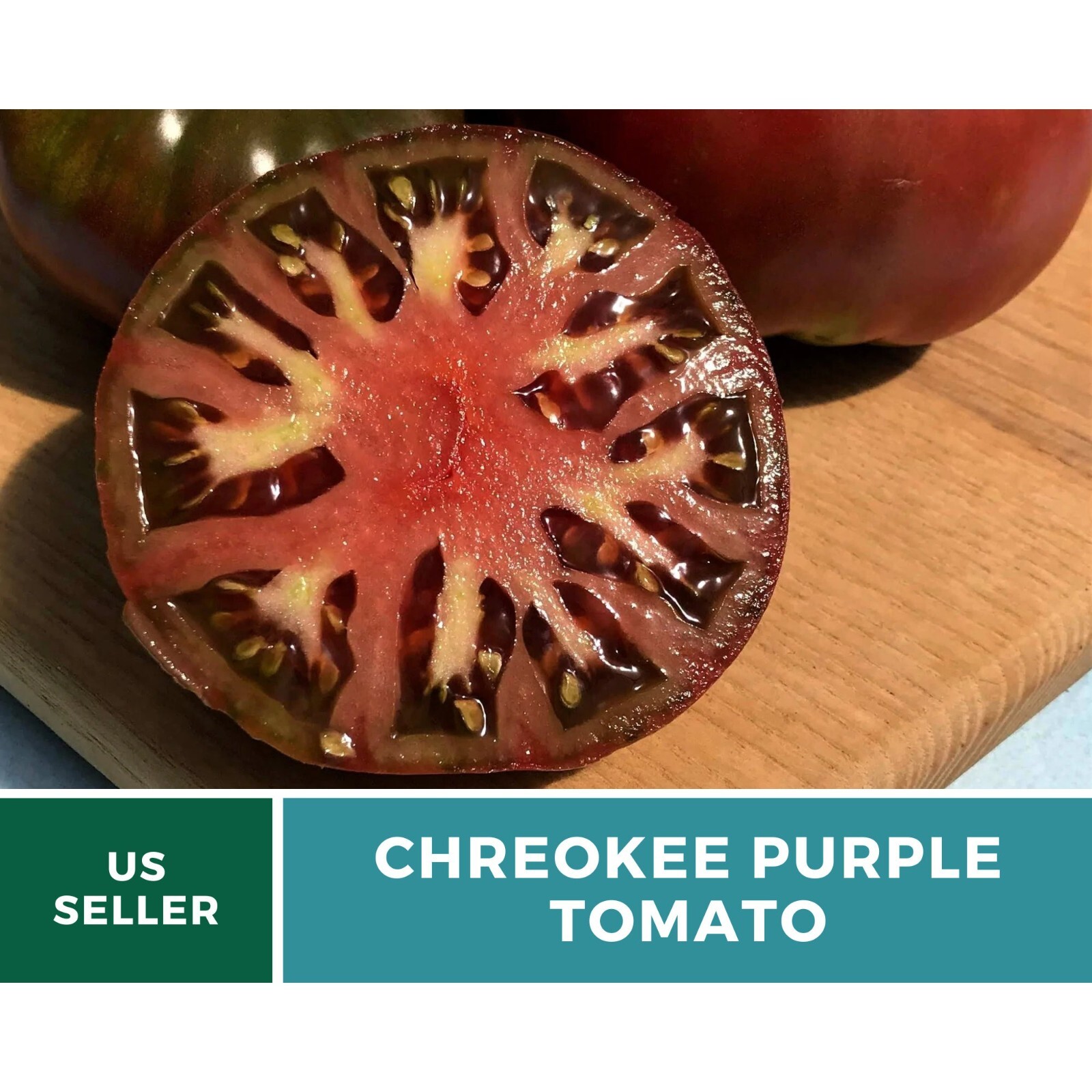 Tomato, Cherokee Purple – Heirloom Seeds – Non-GMO (Solanum lycopersicum)