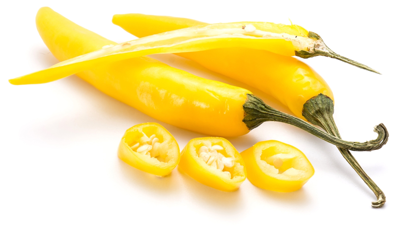 50 GOLDEN CAYENNE PEPPER Yellow Capsicum Annuum Vegetable Seeds