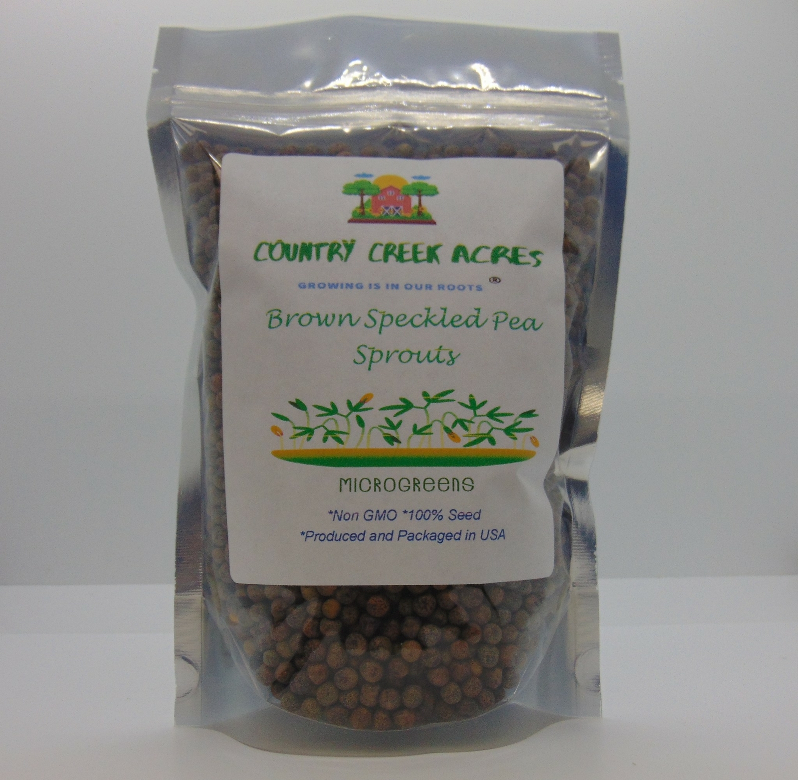 8 oz Brown Speckled Pea