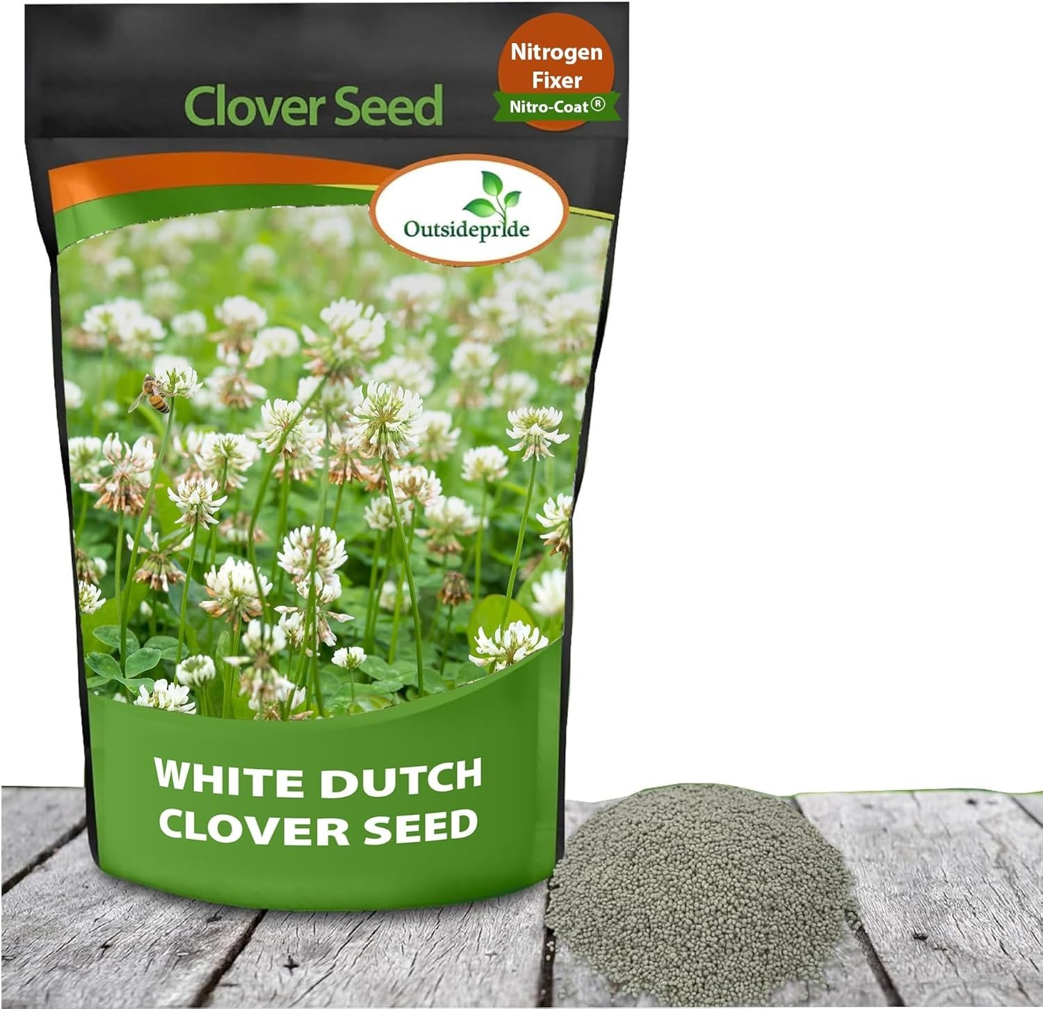 2 lbs. White Dutch Clover Seeds – Sustainable Ground Cover for USDA Zones 3-10