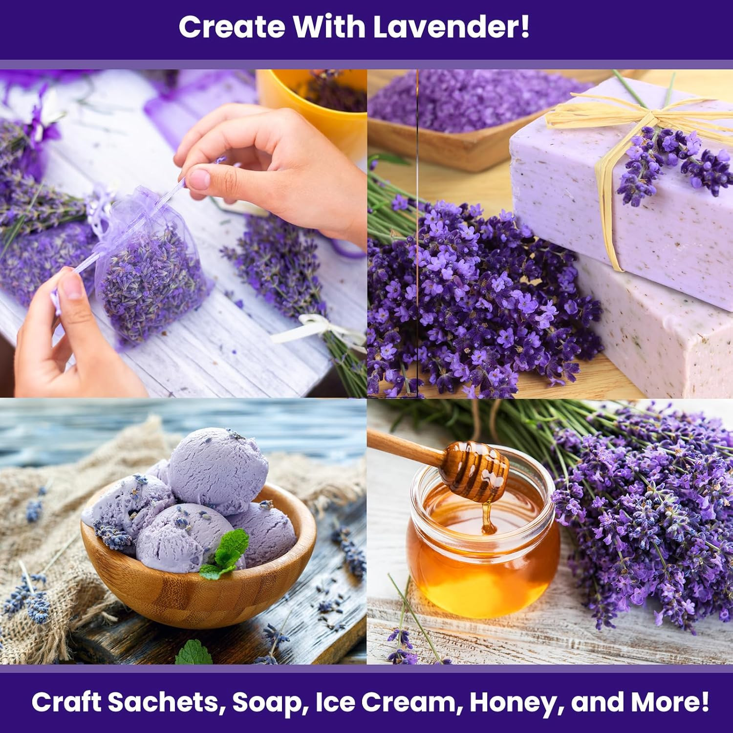 1500 English Lavender Seeds for Planting Outdoors or Indoors, 90% Germination, L