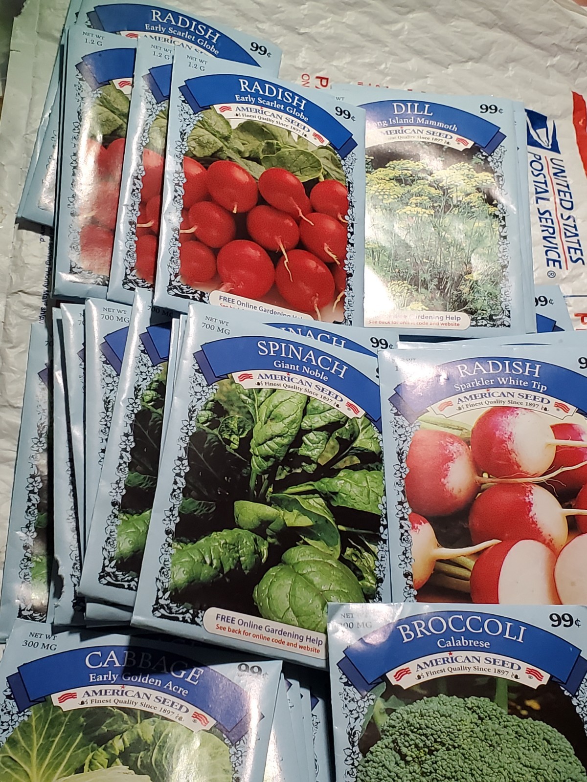 54 Lot Rare Mixed Variety Packs Garden Plants Seeds Vegetables And Spices Roots