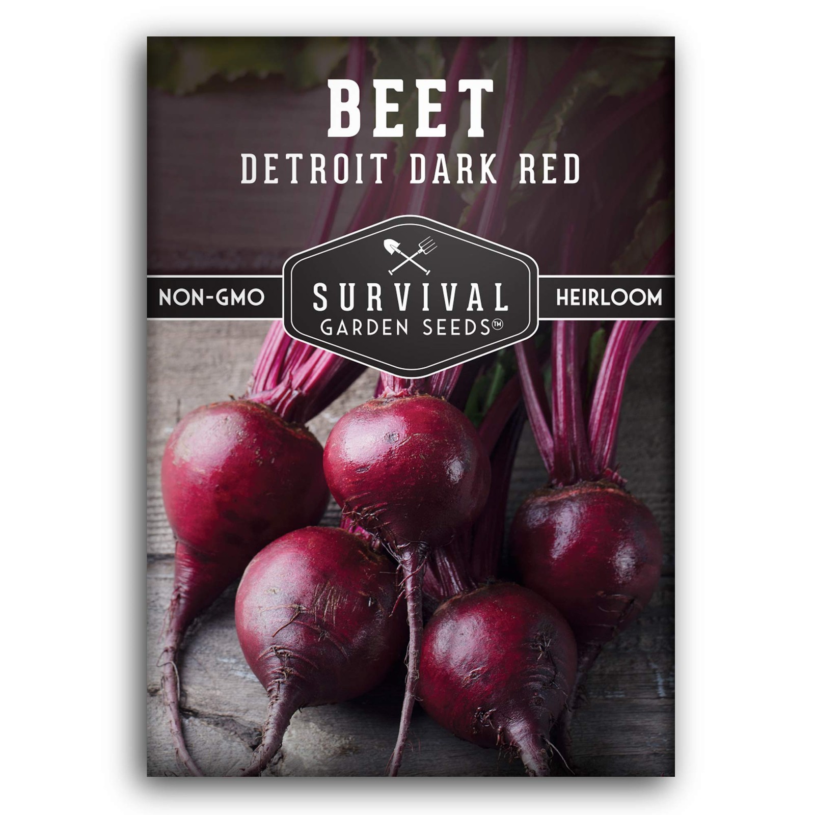 Detroit Dark Red Beet Seeds – High Yield Heirloom, Non-GMO, Classic Red – Ideal