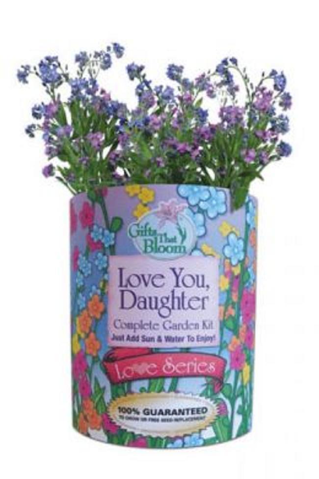 Gifts That Bloom, LOVE YOU DAUGHTER Great Gift GroCan Blooms – Garden Grow Can