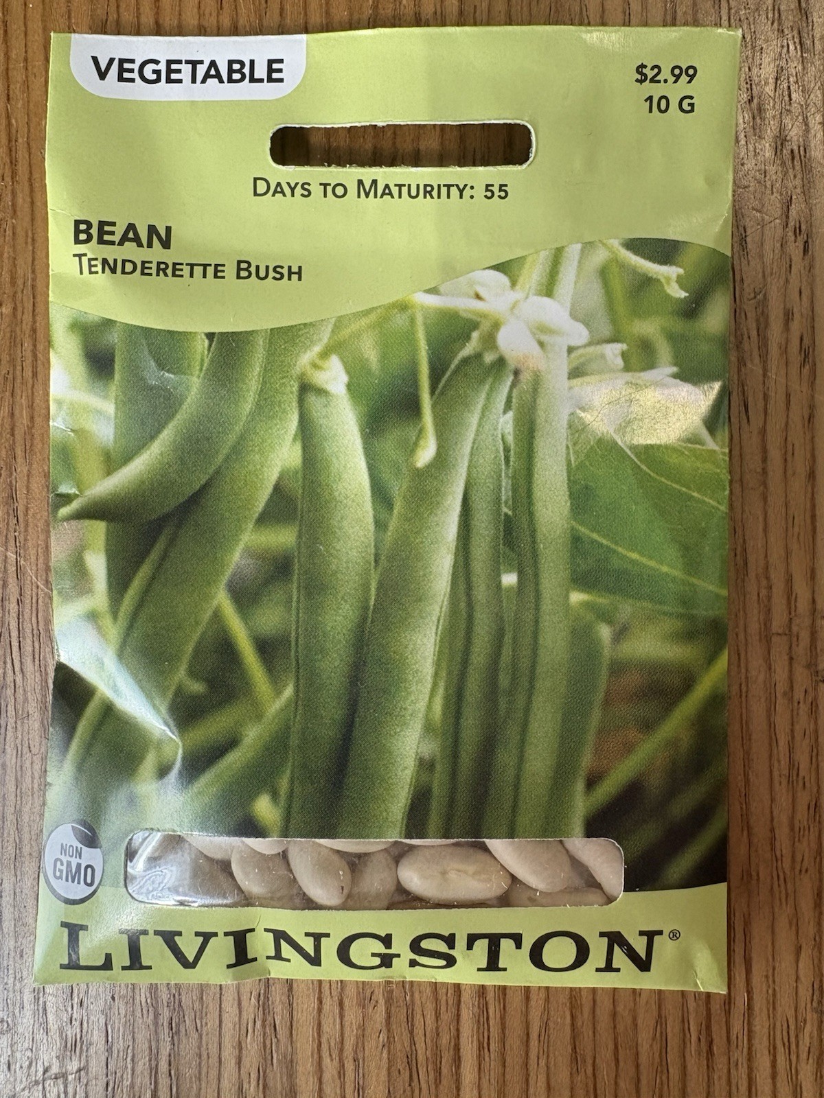 Livingston Seed Company Tenderette Bush Bean Non-GMO Vegetable Seeds