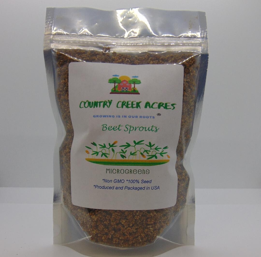 12 oz Beet Seeds for Microgreens, NON GMO