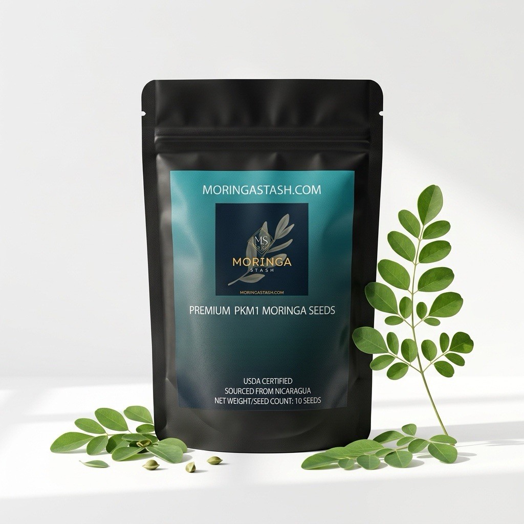 Moringa PKM1 Seeds USDA Certified | Nicaragua Sourced | Starter Pack 10 Seeds