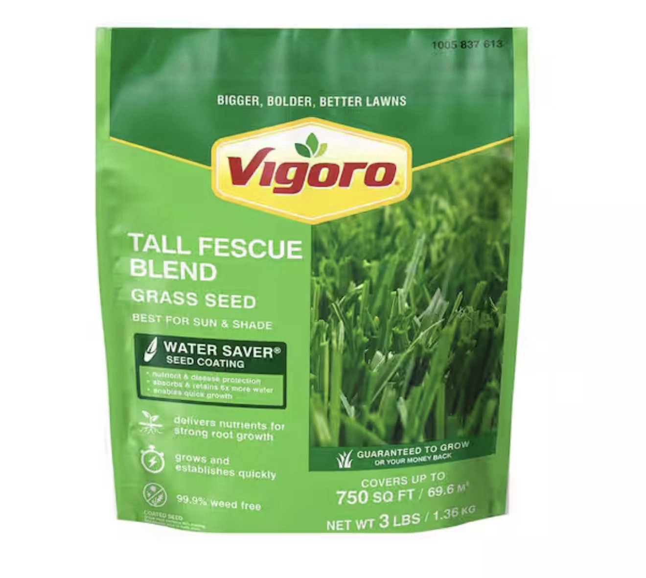 Vigoro 3 lbs. Tall Fescue Grass Seed Blend with Water Saver