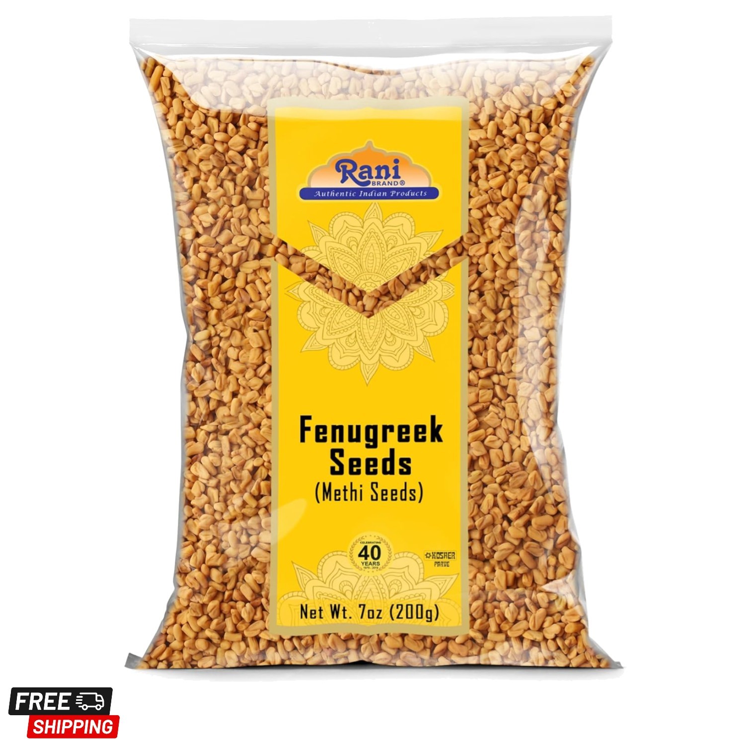 Rani Fenugreek Methi Seeds Whole 7oz 200g Trigonella foenum graecum ~ All Nat…