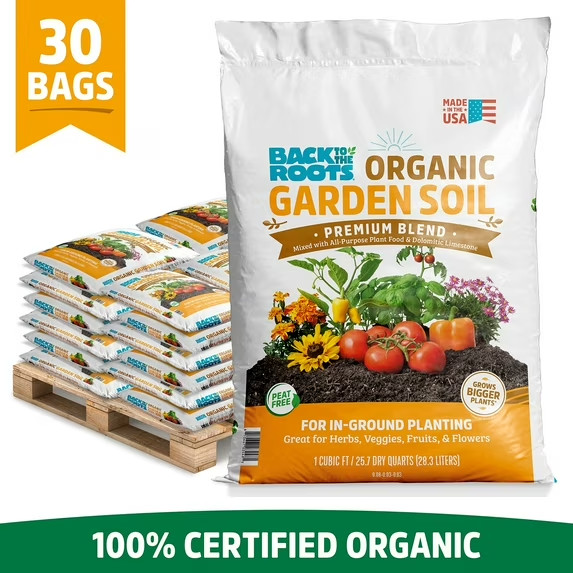 Organic Value Bulk Garden Soil Pallet (30 1 cu. ft. bags)
