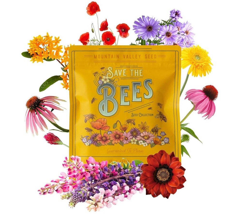 Package of 80,000 Wildflower Seeds – Save The Bees Wild Flower Seeds Collection