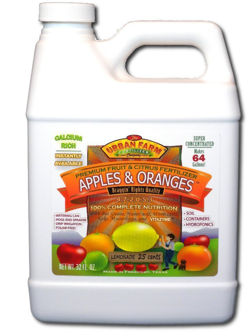 Apples & Oranges Fruits and Citrus Fertilizer, 1 Quart