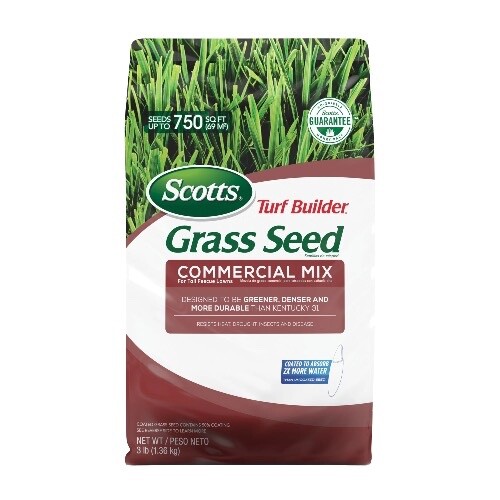 NEW SCOTTS GRASS SEED Turf Builder Commercial Heat-Tolerant Mix FOR Tall Fescue