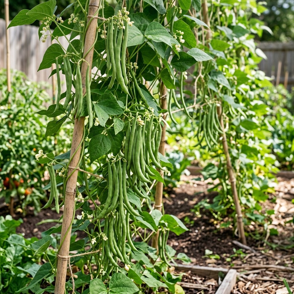 50Pcs Bean Seeds Common Kidney Bean Vegetable Seeds for Garden Backyard Planting
