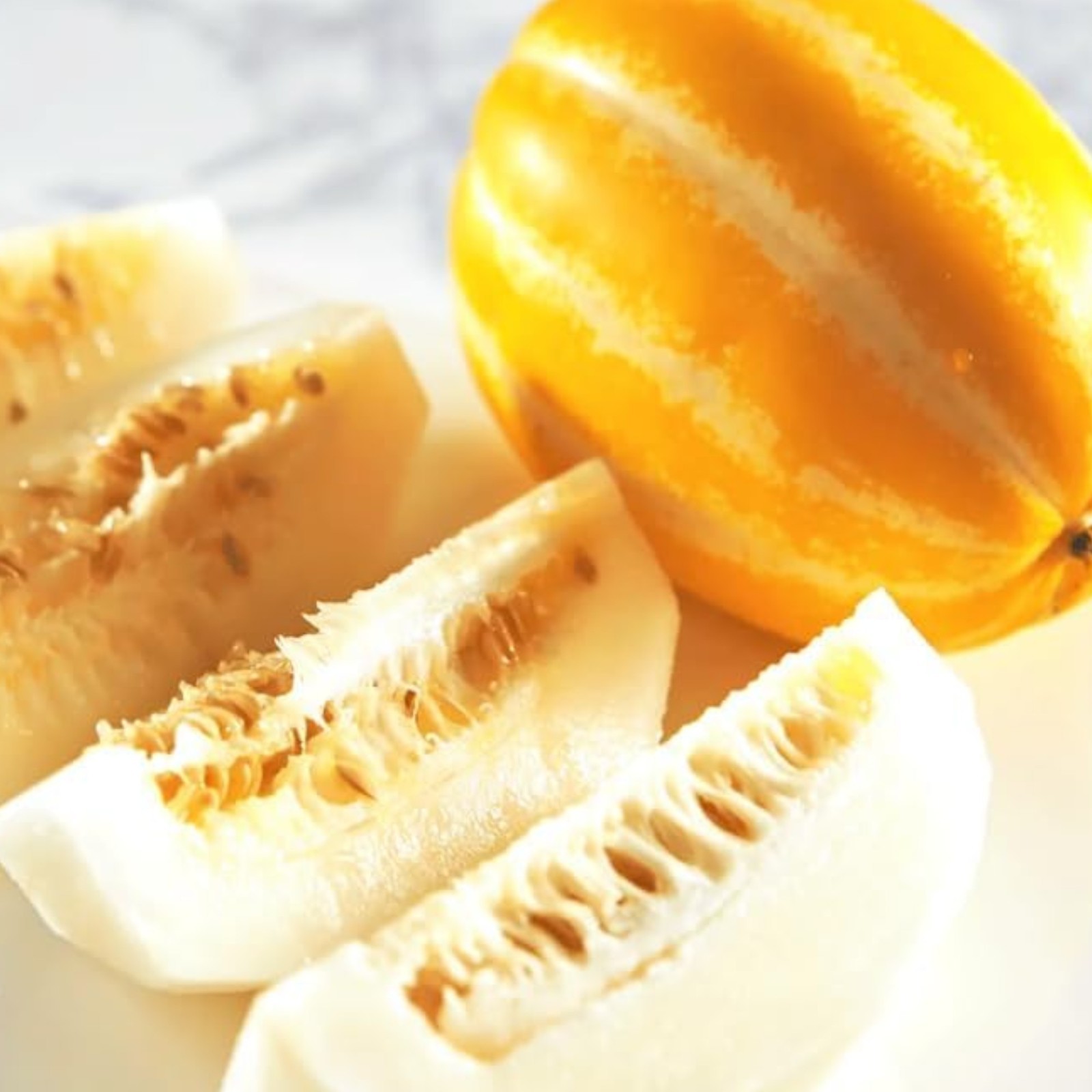 120 Korean Melon Seeds – Crisp Yellow Asian Melon for Sweet Summer Harvest