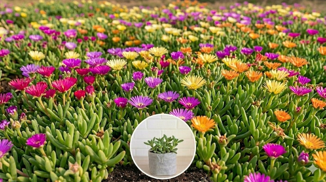 Ice Plant Mix – SEED SNAIL – Packed with seeds and ready to grow!