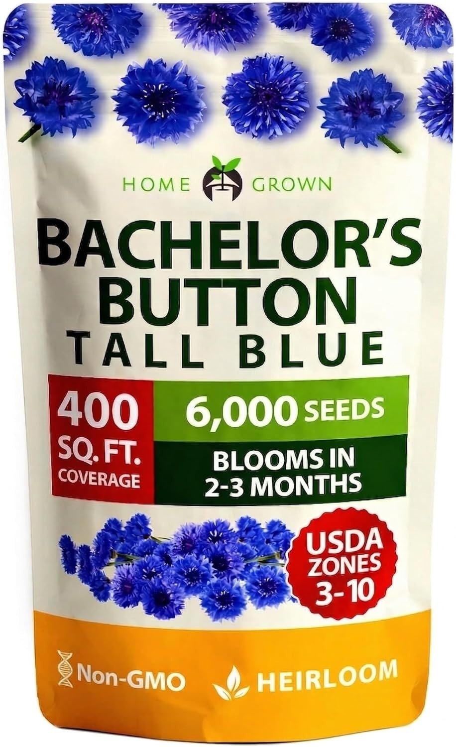 Stunning 6000 Cornflower Seeds – Bachelor Button for Vibrant Wildflower Spaces