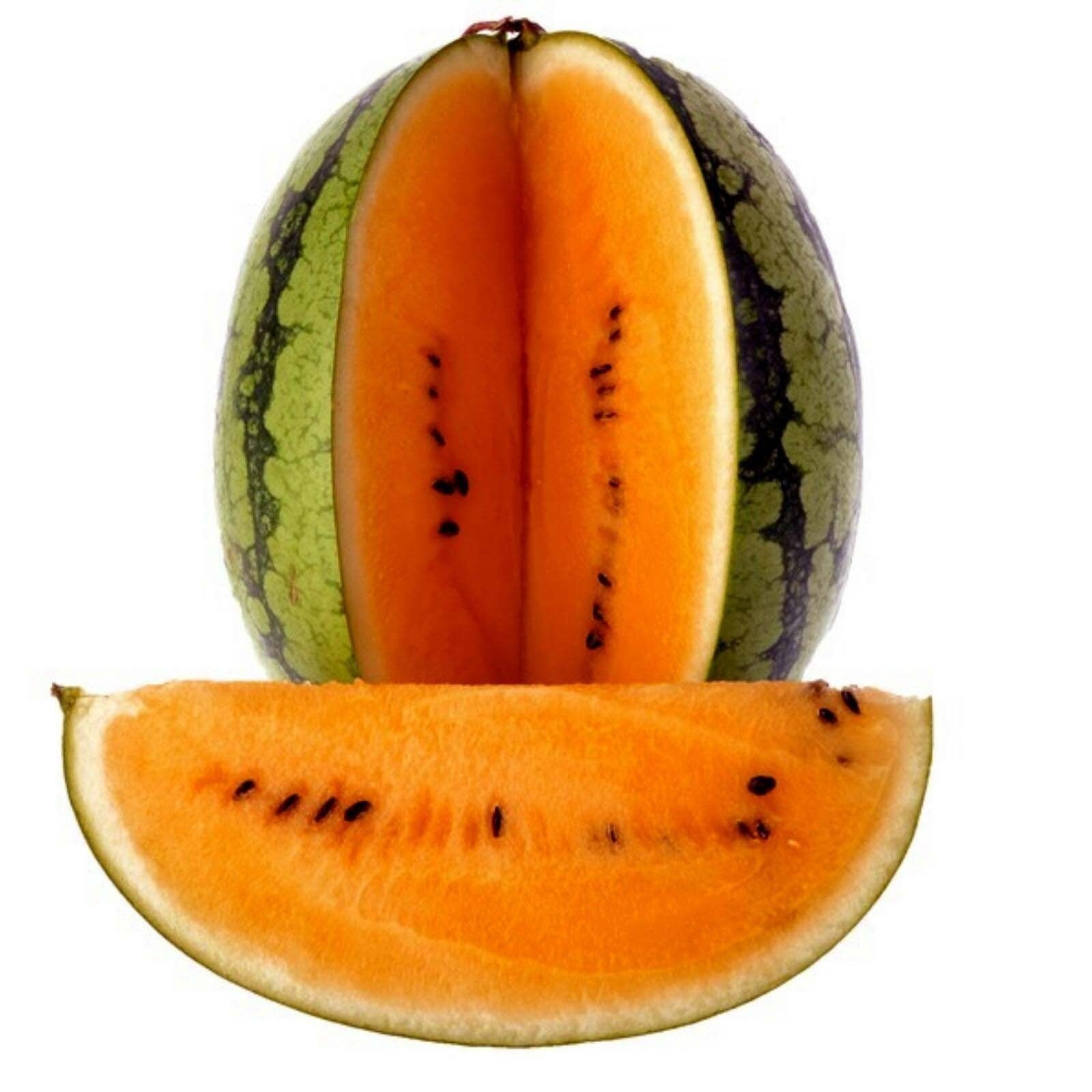 10 Orange Krush Watermelon Seeds — Heirloom —- RARE
