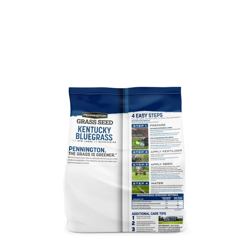 Pennington Kentucky Bluegrass Northern Grass Seed Mix, Sun & Shade, 3 lb, 2 Pack
