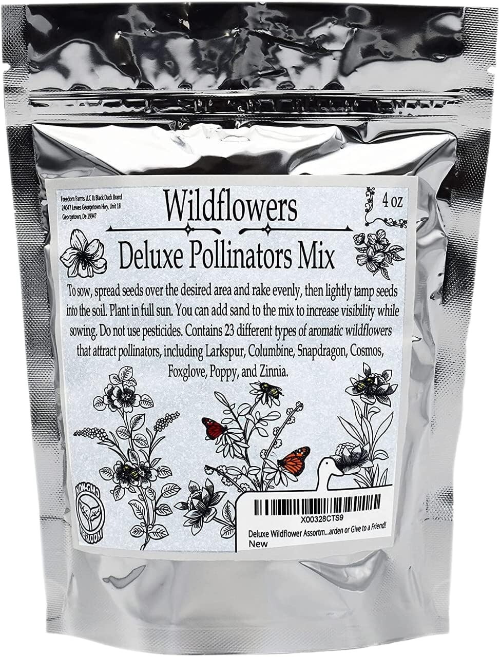Deluxe Wildflower Assortment – Contains 4 oz of Seeds