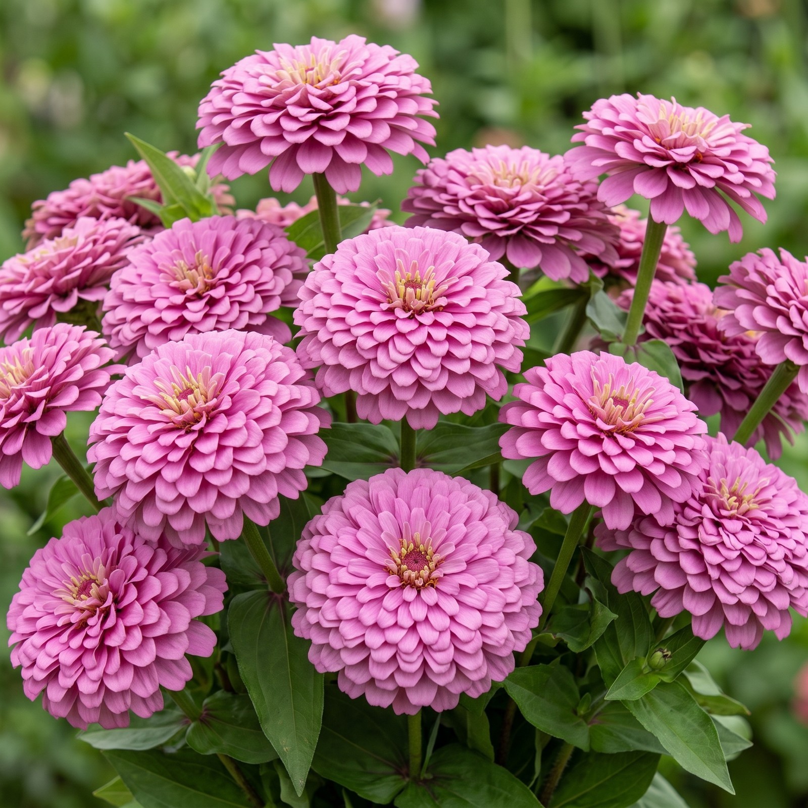 Zinnia GIGANTICA LILAC 5″+ Giant Florist Double Blooms Tall Cut Flowers 50 Seeds