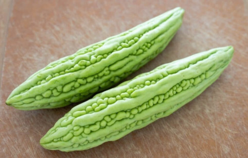 GREEN BITTER MELON, BALSAM PEAR, KU GUA, FOO GWAH, KHỔ QUA MỠ TRÁI DÀI, 苦瓜, 여주