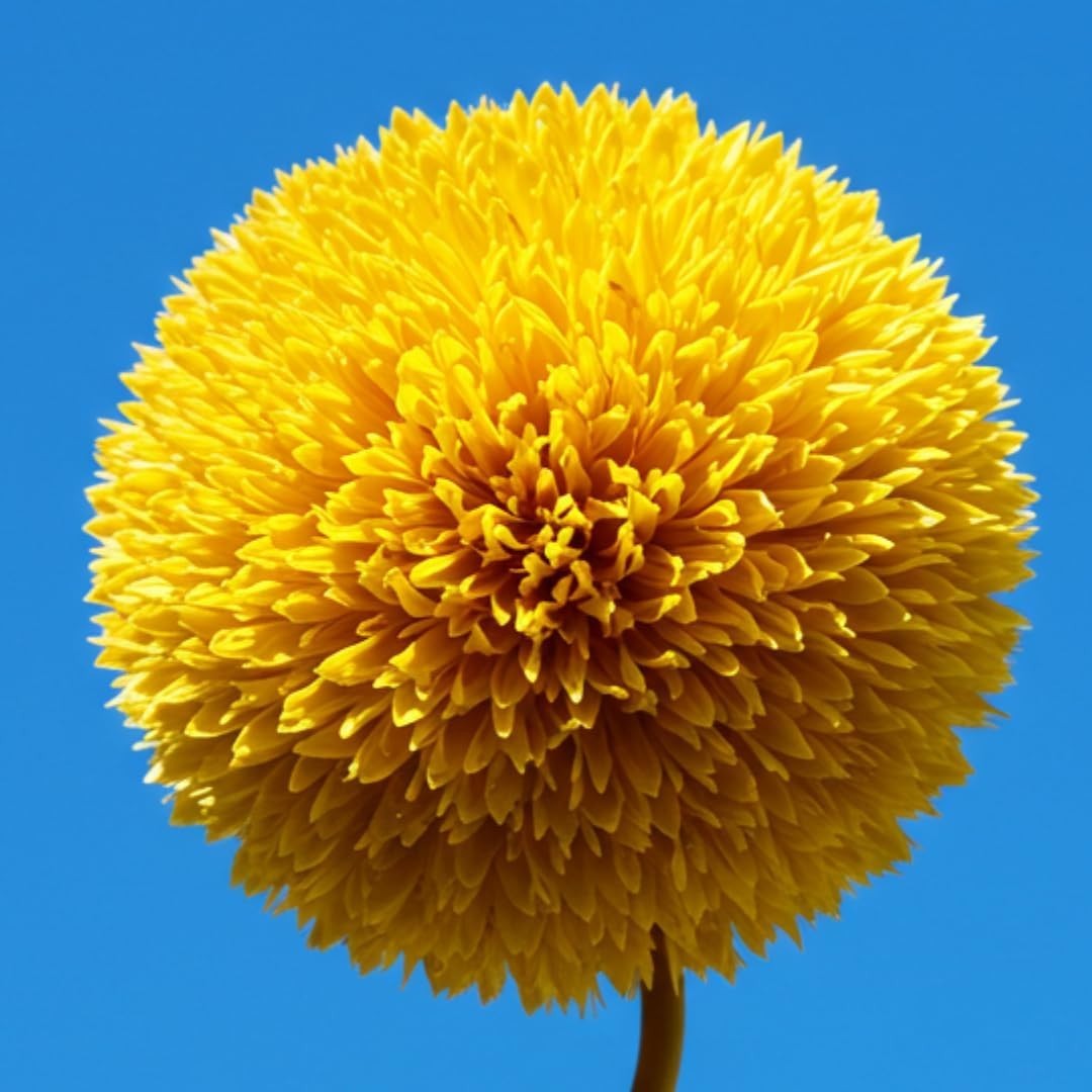 Pollinator-Friendly 20 Count Teddy Bear Sunflower Seeds – Vibrant Garden Charm