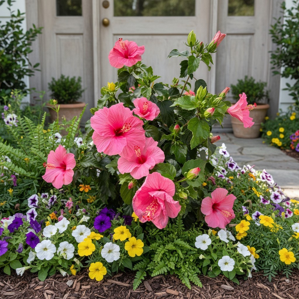 50 Pink Hibiscus Seeds – Large Tropical Blooms for Stunning Summer Gardens