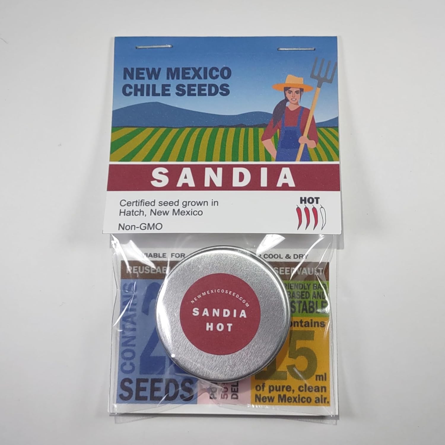 Sandia Chile Seeds from Hatch New Mexico | Hot Green Chili | Red