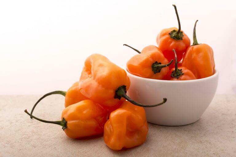 RARE✿ Spanish Orange Habanero Hot Pepper 15 Seeds ●Prolific