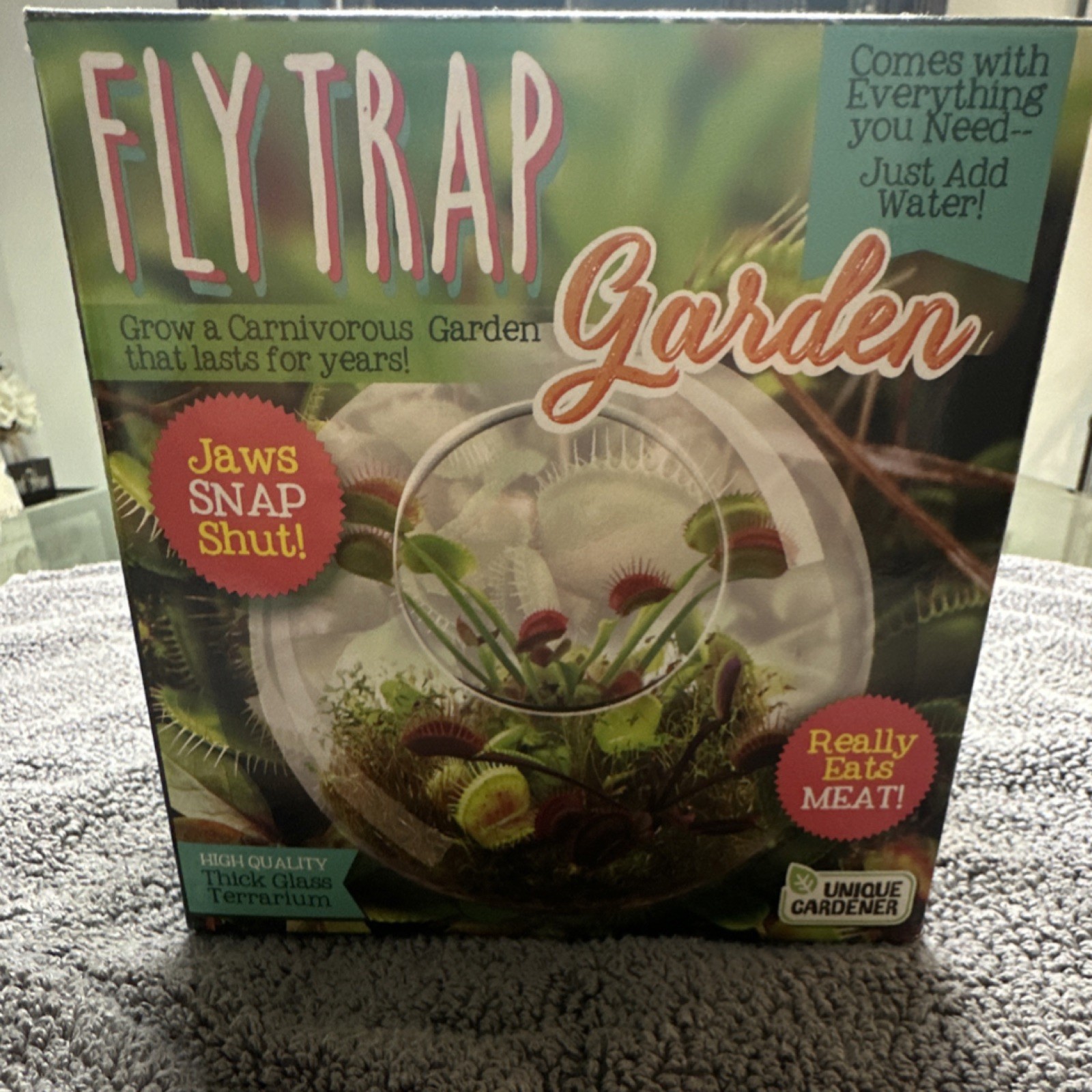 Unique Gardener Venus Fly Trap Carnivorous Plant Seeds Terrarium Kit